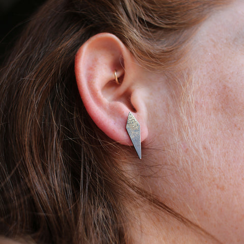 Gold Dust Dagger Studs