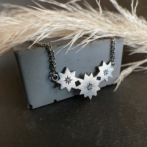 Tri-Star Necklace
