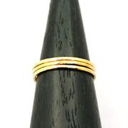 Yellow Gold Stacking Band