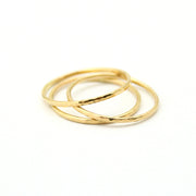 Yellow Gold Stacking Band