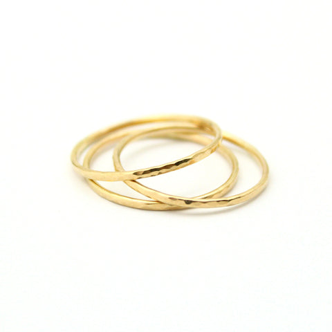 Yellow Gold Stacking Band