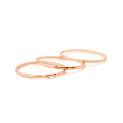 Rose Gold Stacking Band