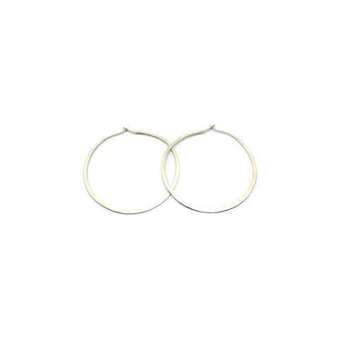 Small Silver Hoops
